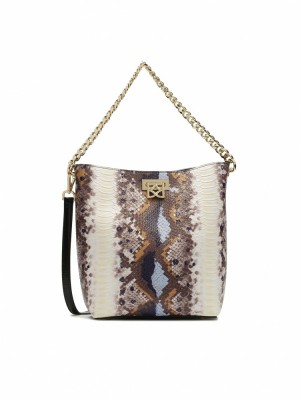 Handbags Kazar Leti Damskie Białe | 749XYJEKW