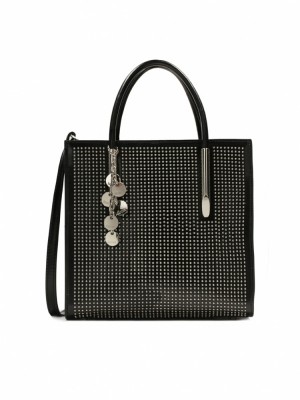 Handbags Kazar Lexie Damskie Czarne Srebrne | 316RKIQME