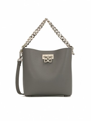 Handbags Kazar Lili Damskie Szare | 587BSDFYV