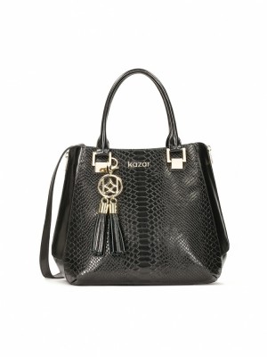Handbags Kazar Marietta Damskie Czarne | 396RPJGQT