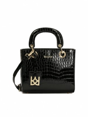 Handbags Kazar Muse Damskie Czarne | 290SKQWFH