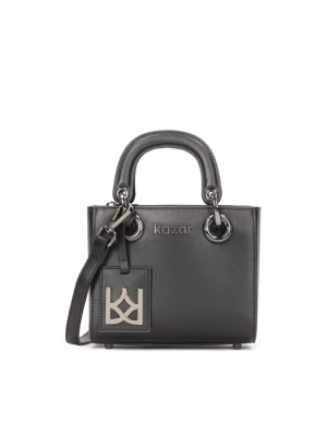 Handbags Kazar Muse Xs Damskie Czarne | 892MLZBRX