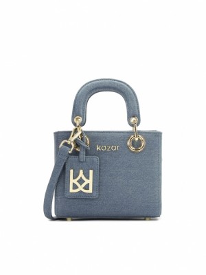 Handbags Kazar Muse Xs Damskie Niebieskie | 941WMSIHC