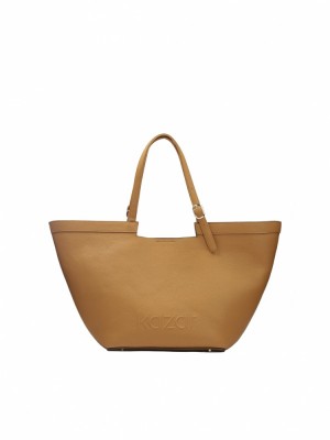 Handbags Kazar Nan Damskie Głęboka Brązowe | 753PIDBUG