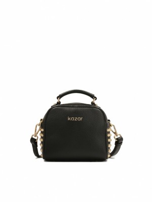 Handbags Kazar Nasira S Damskie Czarne | 972YLGCJU