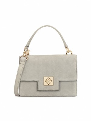 Handbags Kazar Nel Damskie Szare | 591IZCGAT