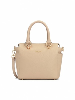 Handbags Kazar Nellie Damskie Beżowe | 238QVBSKM