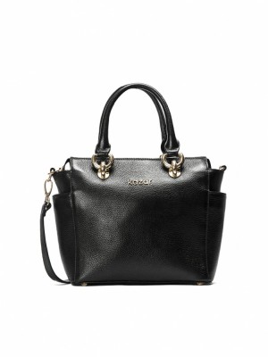 Handbags Kazar Nellie Damskie Czarne | 741BVZQFH