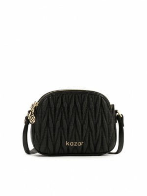 Handbags Kazar Netti Damskie Czarne | 239XKPZHN