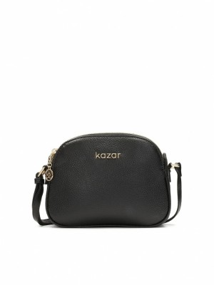 Handbags Kazar Netti Damskie Czarne | 649YNVRLO