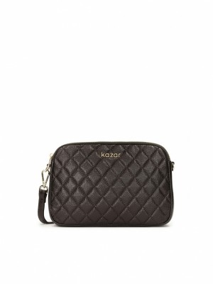 Handbags Kazar New Rita Damskie Brązowe | 408QCXHIF