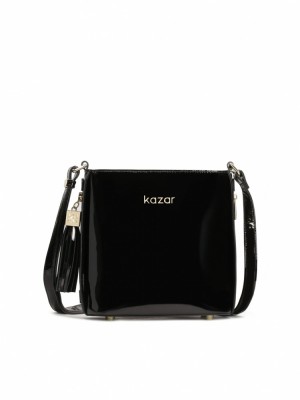 Handbags Kazar Nissi S Damskie Czarne | 076WKBLDO