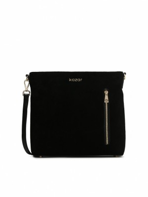 Handbags Kazar Oesha Damskie Czarne | 014VEPRZY