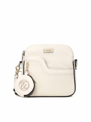 Handbags Kazar Poline Damskie Białe | 694DJRSLH