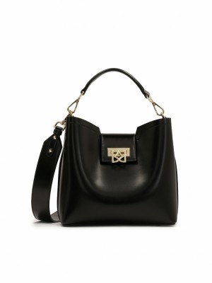 Handbags Kazar Rab Damskie Czarne | 948UHEFGZ