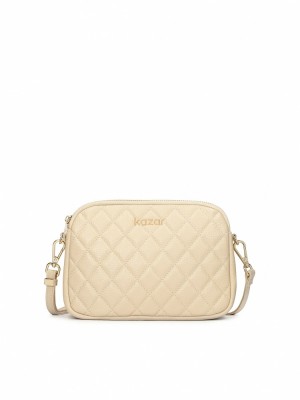 Handbags Kazar Rita Damskie Beżowe | 506LSUODX