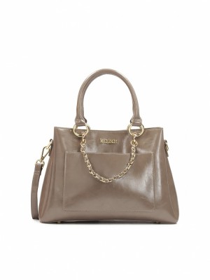 Handbags Kazar Rosanne Damskie Szare Brązowe | 376OABTFC