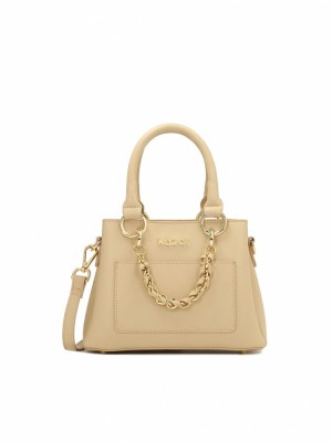 Handbags Kazar Rosanne S Damskie Beżowe | 198ZJCSDX