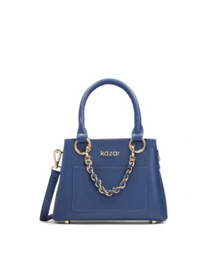 Handbags Kazar Rosanne S Damskie Niebieskie | 720RJTQWF
