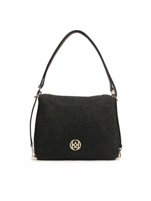 Handbags Kazar Season Damskie Czarne | 084BPHRXZ
