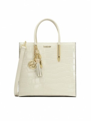 Handbags Kazar Selena Damskie Czarne | 652ICWRHY