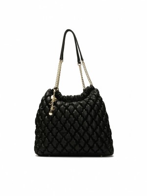 Handbags Kazar Solene Damskie Czarne | 294BDMLPV