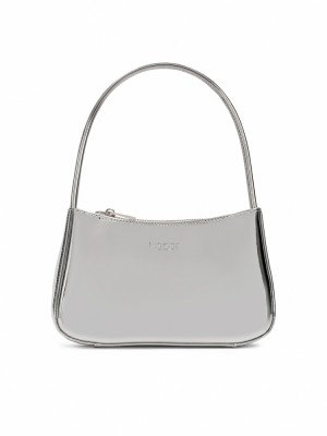 Handbags Kazar Tilda Damskie Srebrne | 058HQVJTS
