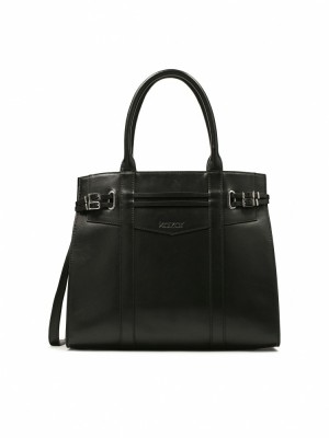 Handbags Kazar Tilma Damskie Czarne | 320ZCWQXY