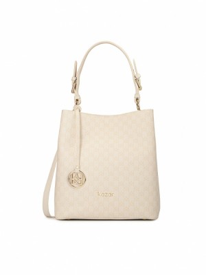 Handbags Kazar Victoria Damskie Beżowe | 048RZUYFS