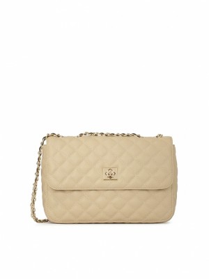 Handbags Kazar Vidia Damskie Beżowe | 978ZITYOQ