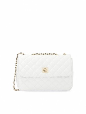 Handbags Kazar Vidia Damskie Białe | 694WXMBNU