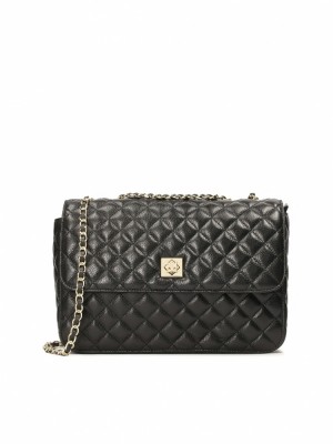 Handbags Kazar Vidia M Damskie Czarne | 450RACQBN