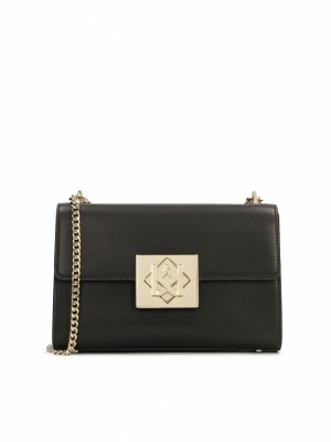 Handbags Kazar Viena M Damskie Czarne | 180XYNJQO