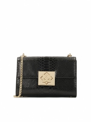 Handbags Kazar Viena M Damskie Czarne | 251YILROM