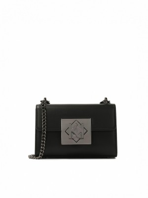 Handbags Kazar Viena S Damskie Czarne | 297HPFAIE