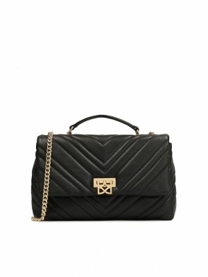 Handbags Kazar Yves Damskie Czarne | 573KNXDSV