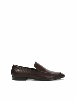 Loafersy Kazar Bernett Męskie Brązowe | 548PYZJQD