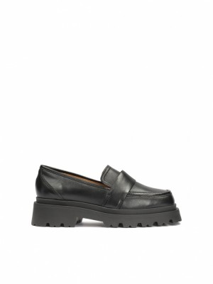 Loafersy Kazar Daniee Damskie Czarne | 374XIWOQN