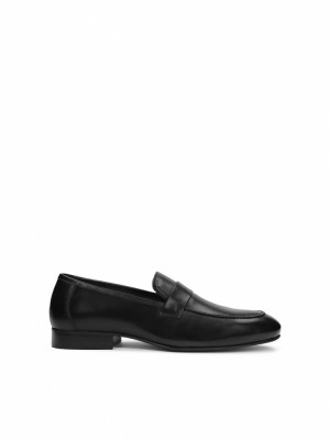 Loafersy Kazar Florian Męskie Czarne | 218ELNUDH