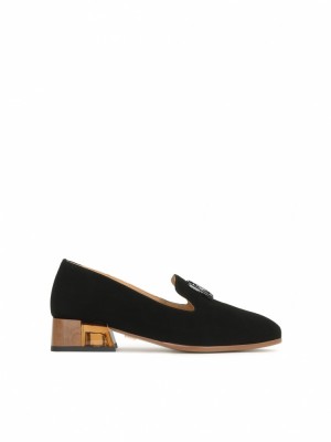 Loafersy Kazar Hattie Damskie Czarne | 450SZHQGK