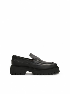 Loafersy Kazar Ks Rilla Damskie Czarne | 426WCELUH