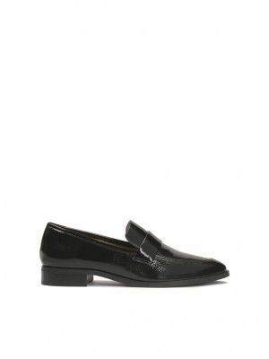 Loafersy Kazar Lisa Damskie Czarne | 831MKLCWZ