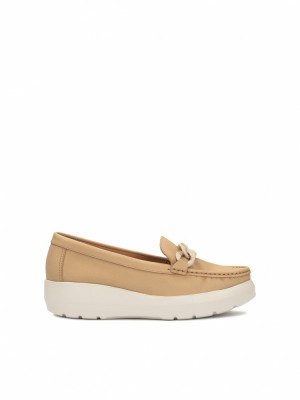 Loafersy Kazar Luuma Damskie Czarne | 401HFLSXN
