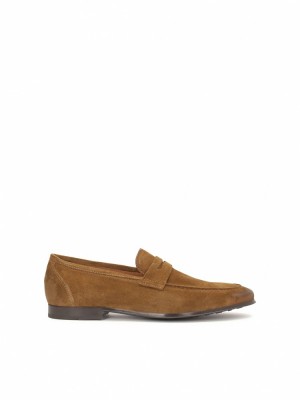 Loafersy Kazar Orson Męskie Brązowe | 956OZSMQY