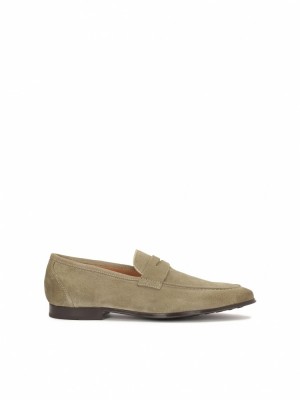 Loafersy Kazar Orson Męskie Szare Brązowe | 276IYUOFD