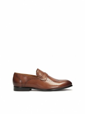 Loafersy Kazar Ruben Męskie Czarne | 698HGWCBV
