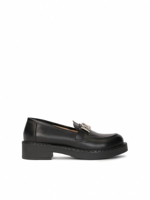 Loafersy Kazar Sloane Damskie Czarne | 986QEKRND