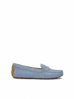 Mokasyny Kazar Apricot Damskie Niebieskie | 724FVPEMW