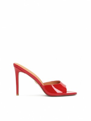 Mules Kazar Aude Damskie Czerwone | 978VSWGKF