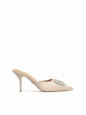 Mules Kazar Caitlin Damskie Czarne | 692DVOUEL